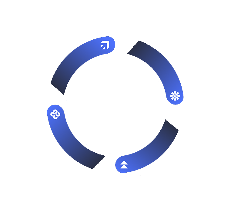 Diagram showing company statistics and achievements